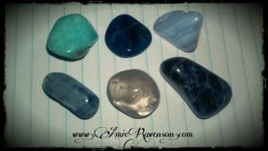 Throat chakra stones