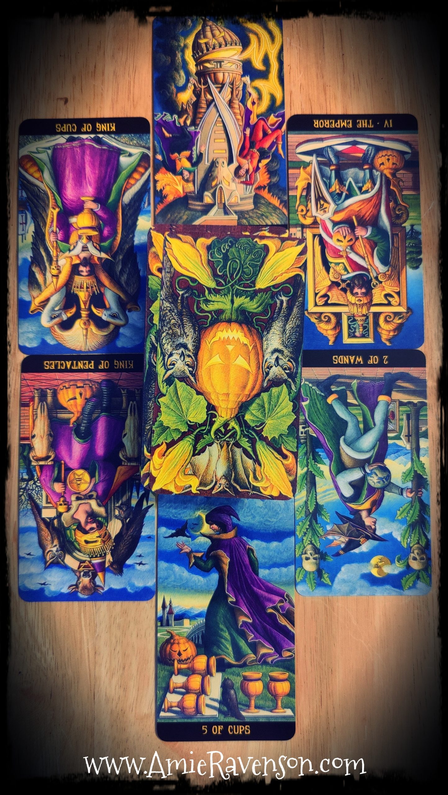 jack o' lantern tarot Amie Ravenson